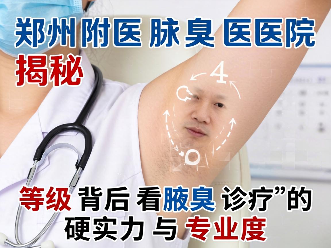 郑州附医腋臭医院等级揭秘，等级背后看腋臭诊疗的硬实力与专业度