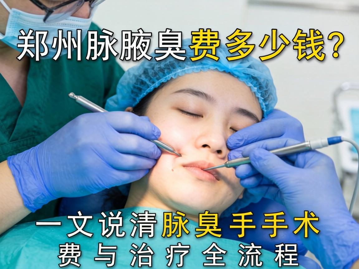 郑州腋臭手术费多少钱？一文说清腋臭手术费与治疗全流程