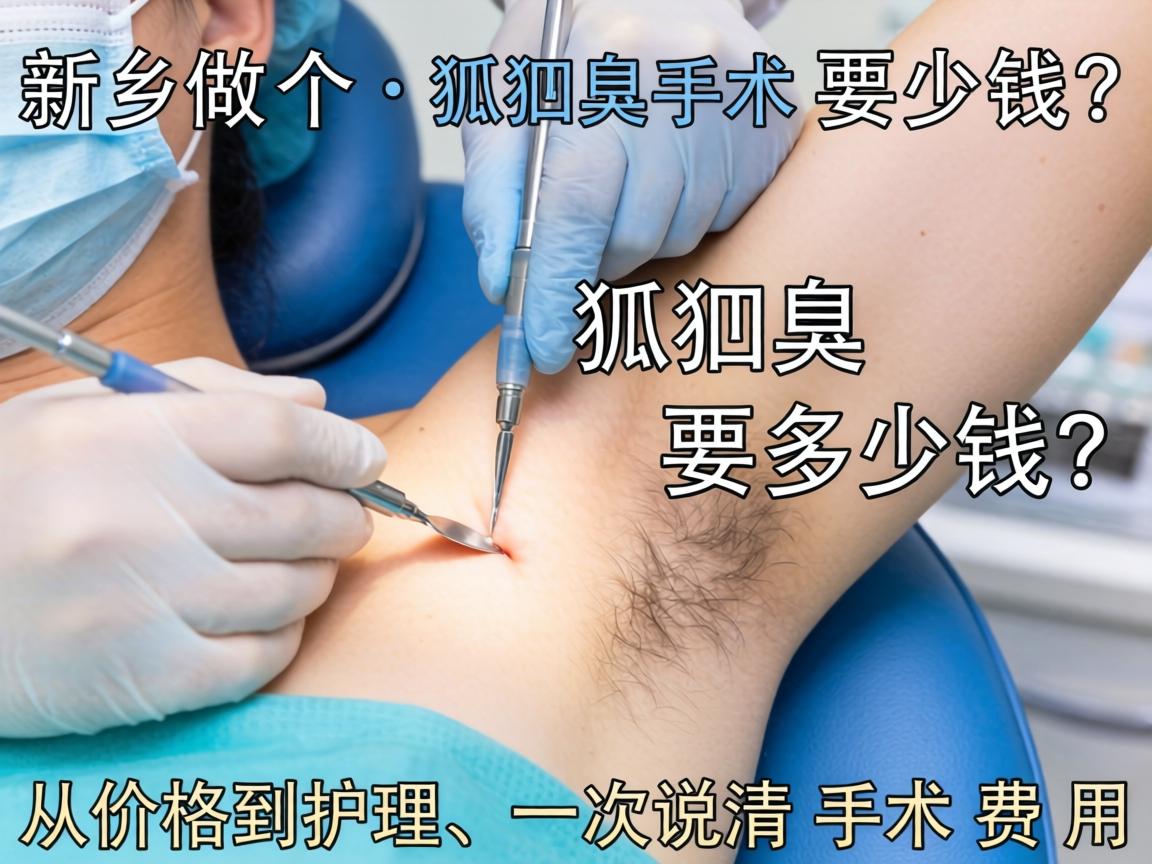 新乡做个狐臭手术要多少钱？从价格到护理，一次说清手术费用