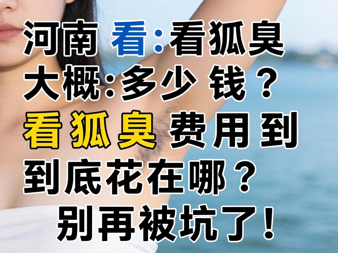 河南看狐臭大概多少钱？看狐臭费用到底花在哪？别再被坑了！