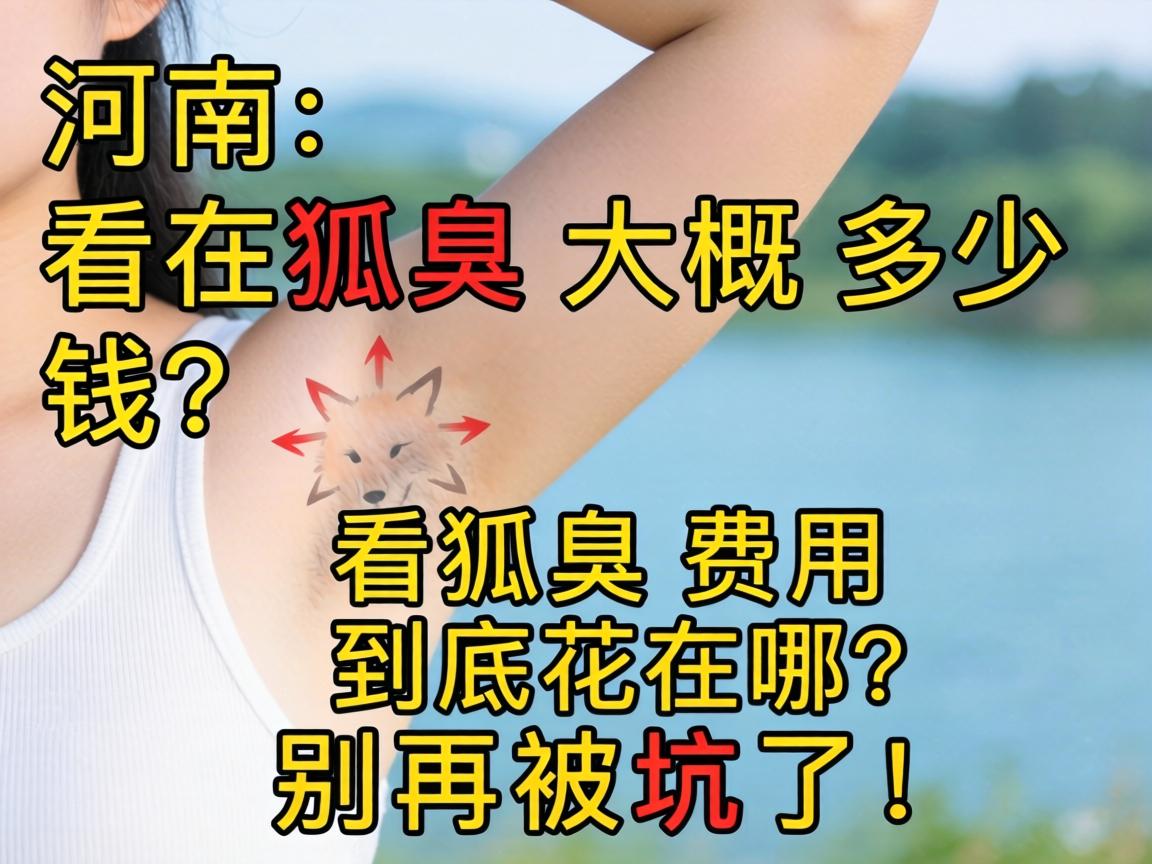河南看狐臭大概多少钱？看狐臭费用到底花在哪？别再被坑了！