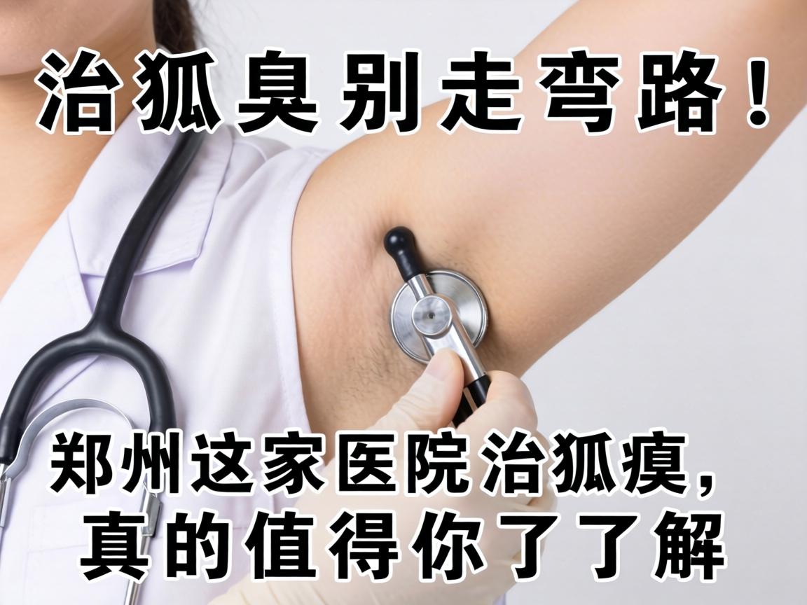 治狐臭别走弯路！郑州这家医院治狐臭，真的值得你了解