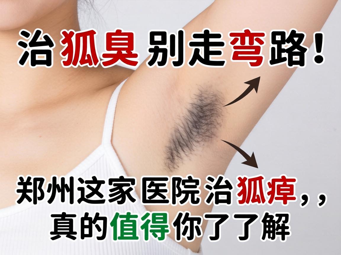 治狐臭别走弯路！郑州这家医院治狐臭，真的值得你了解