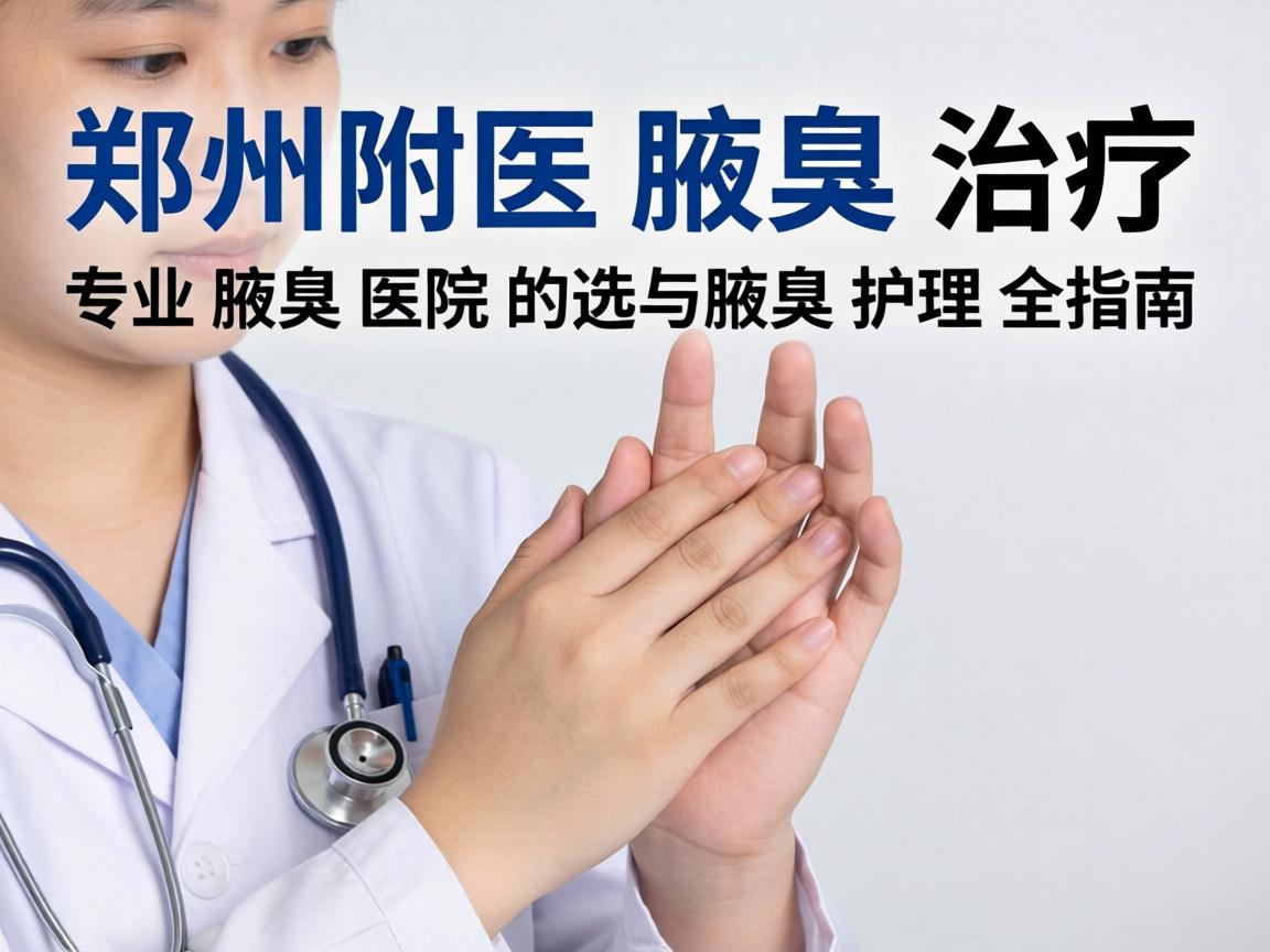 郑州附医腋臭治疗，专业腋臭医院的选择与腋臭护理全指南