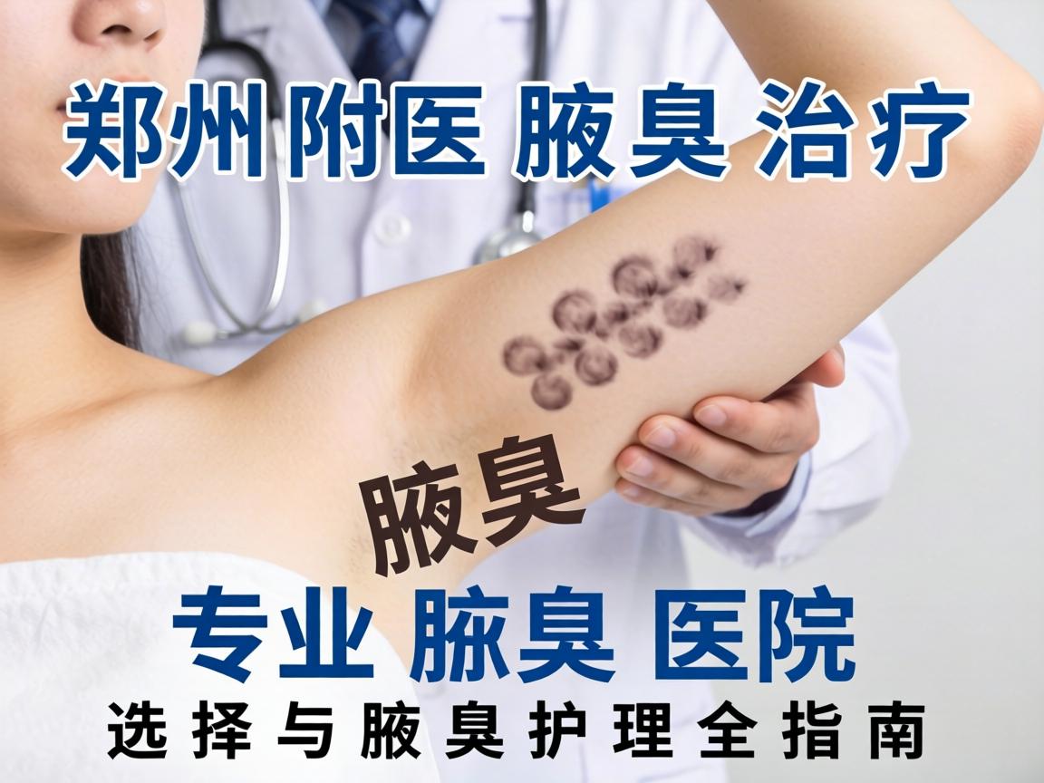 郑州附医腋臭治疗，专业腋臭医院的选择与腋臭护理全指南