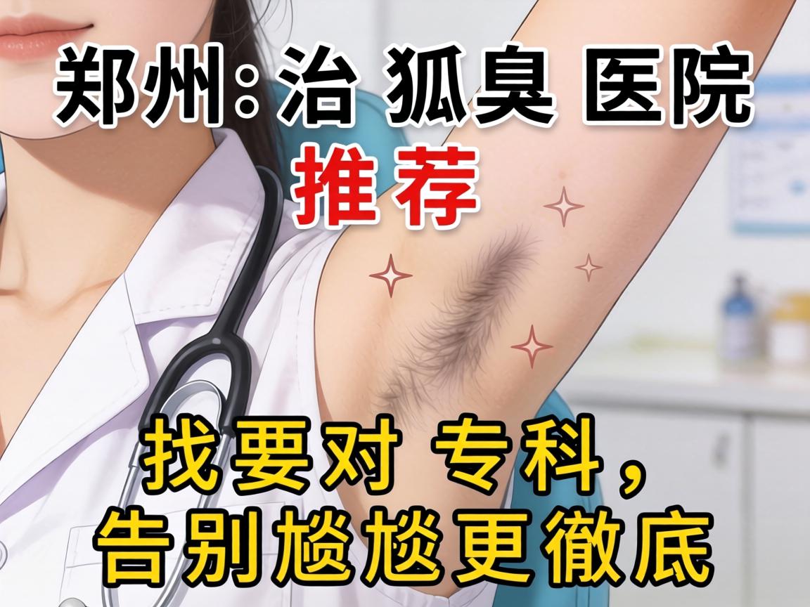 郑州治狐臭医院推荐，找对专科，告别尴尬更彻底