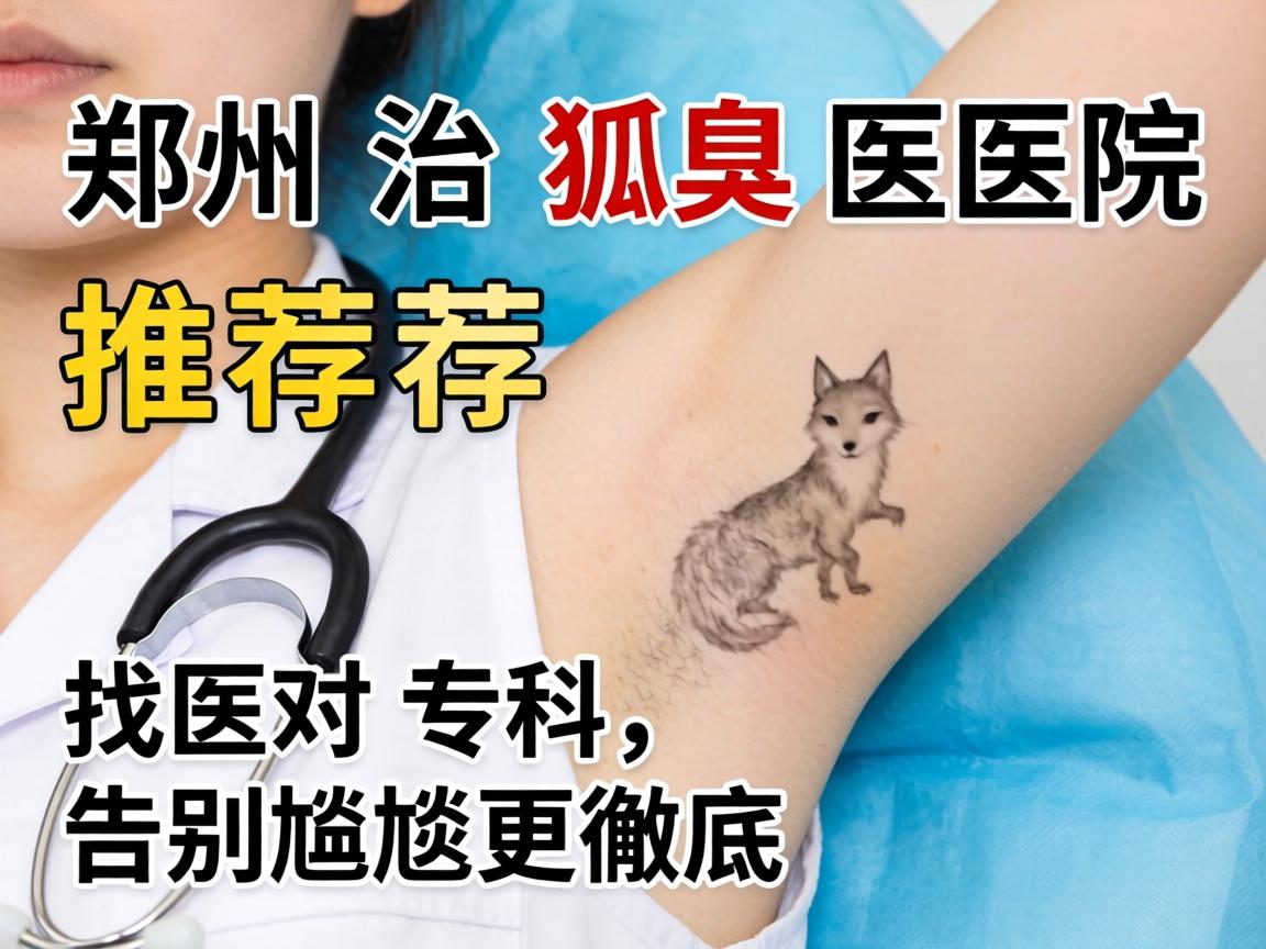 郑州治狐臭医院推荐，找对专科，告别尴尬更彻底