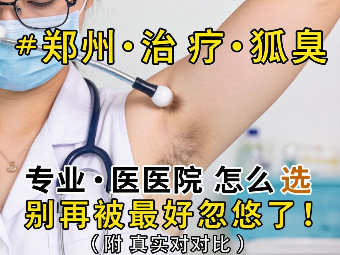 郑州治疗狐臭，专业医院怎么选？别再被最好忽悠了！附真实对比）