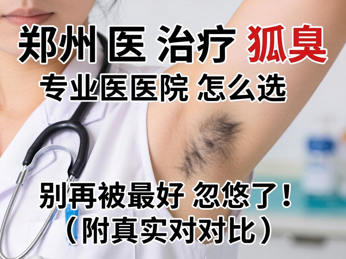 郑州治疗狐臭，专业医院怎么选？别再被最好忽悠了！附真实对比）