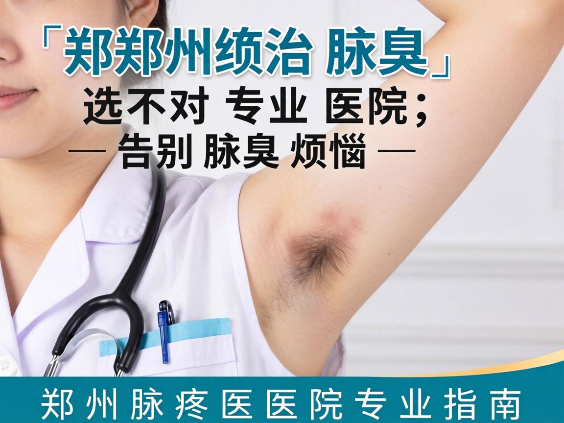 郑州治腋臭，选对专业医院，告别腋臭烦恼—郑州腋臭医院专业指南