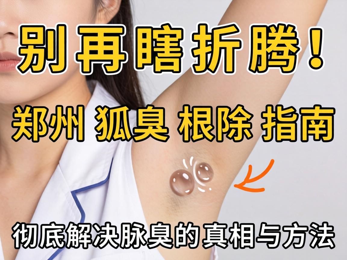 别再瞎折腾！郑州狐臭根除指南，彻底解决腋臭的真相与方法