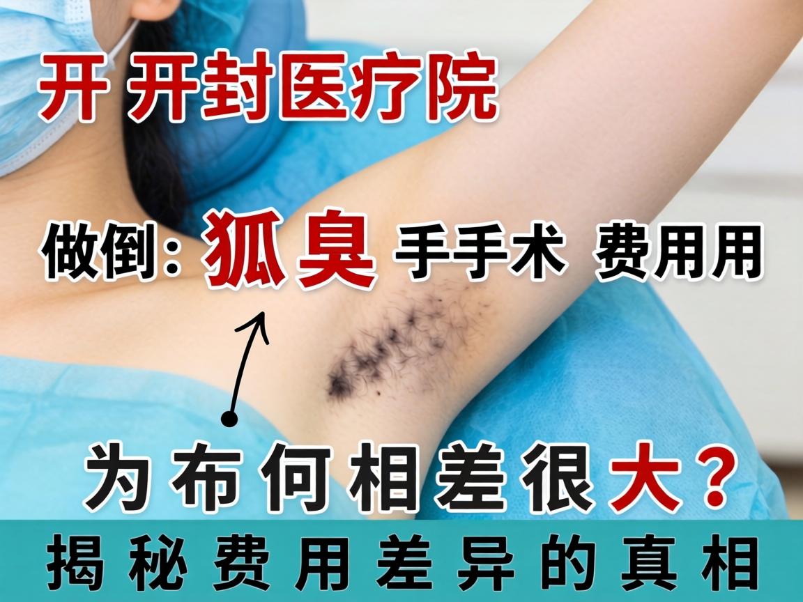 开封医院做狐臭手术费用为何相差很大？揭秘费用差异的真相