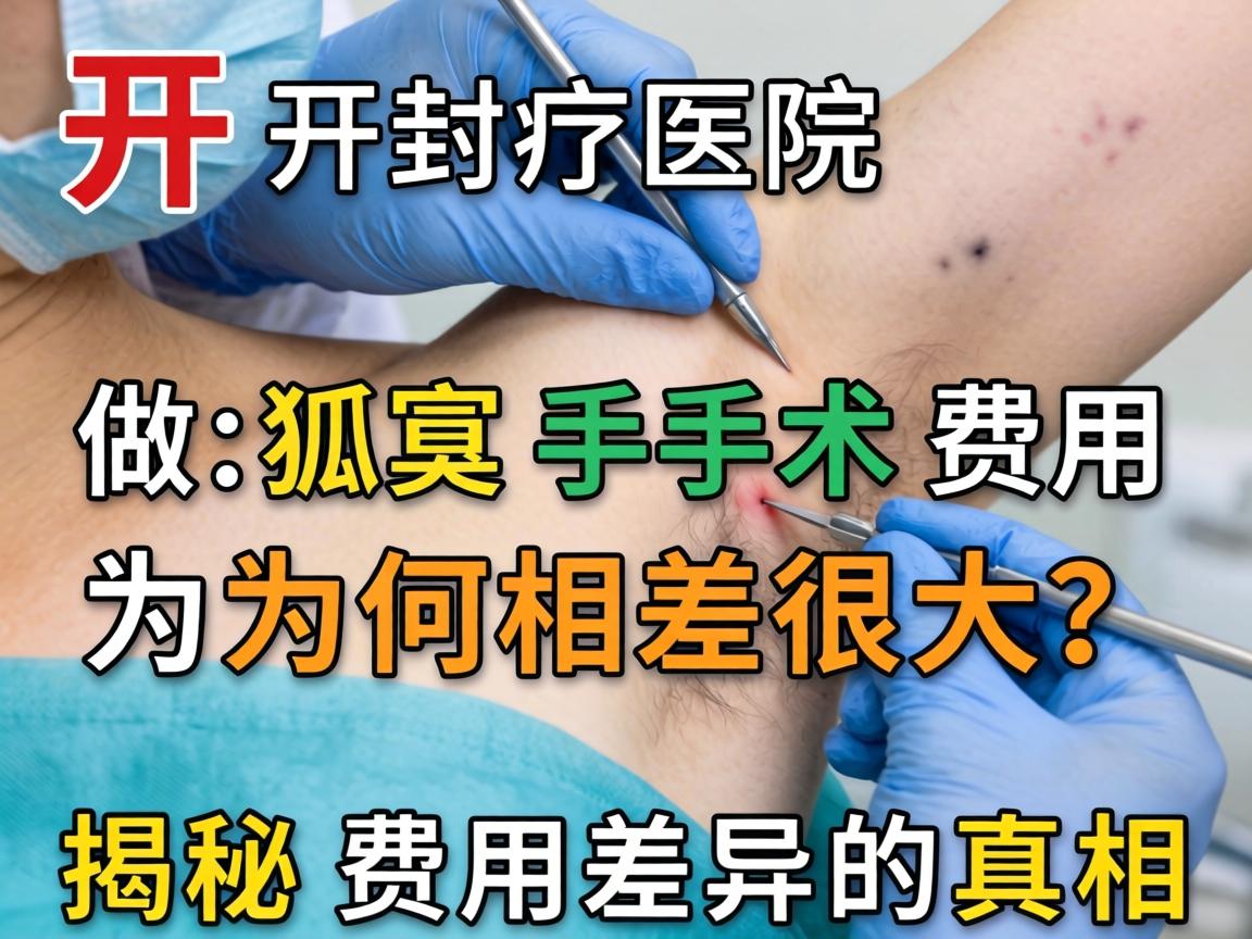 开封医院做狐臭手术费用为何相差很大？揭秘费用差异的真相