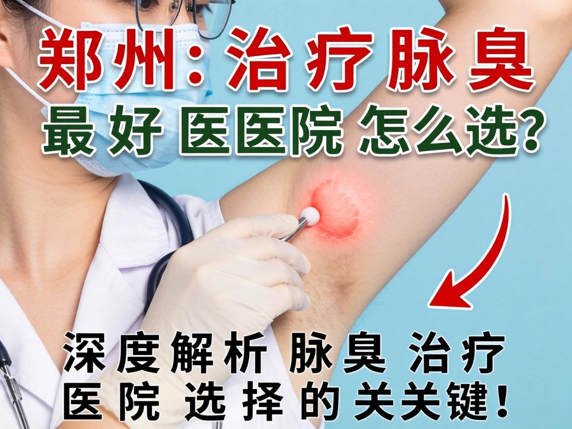 郑州治疗腋臭最好医院怎么选？深度解析腋臭治疗医院选择的关键！