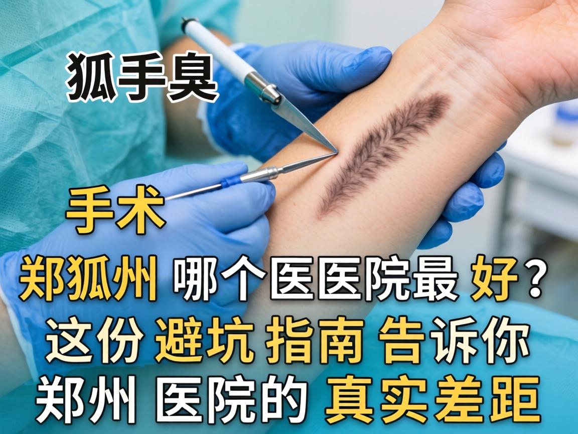 狐臭手术郑州哪个医院最好？这份避坑指南告诉你郑州医院的真实差距