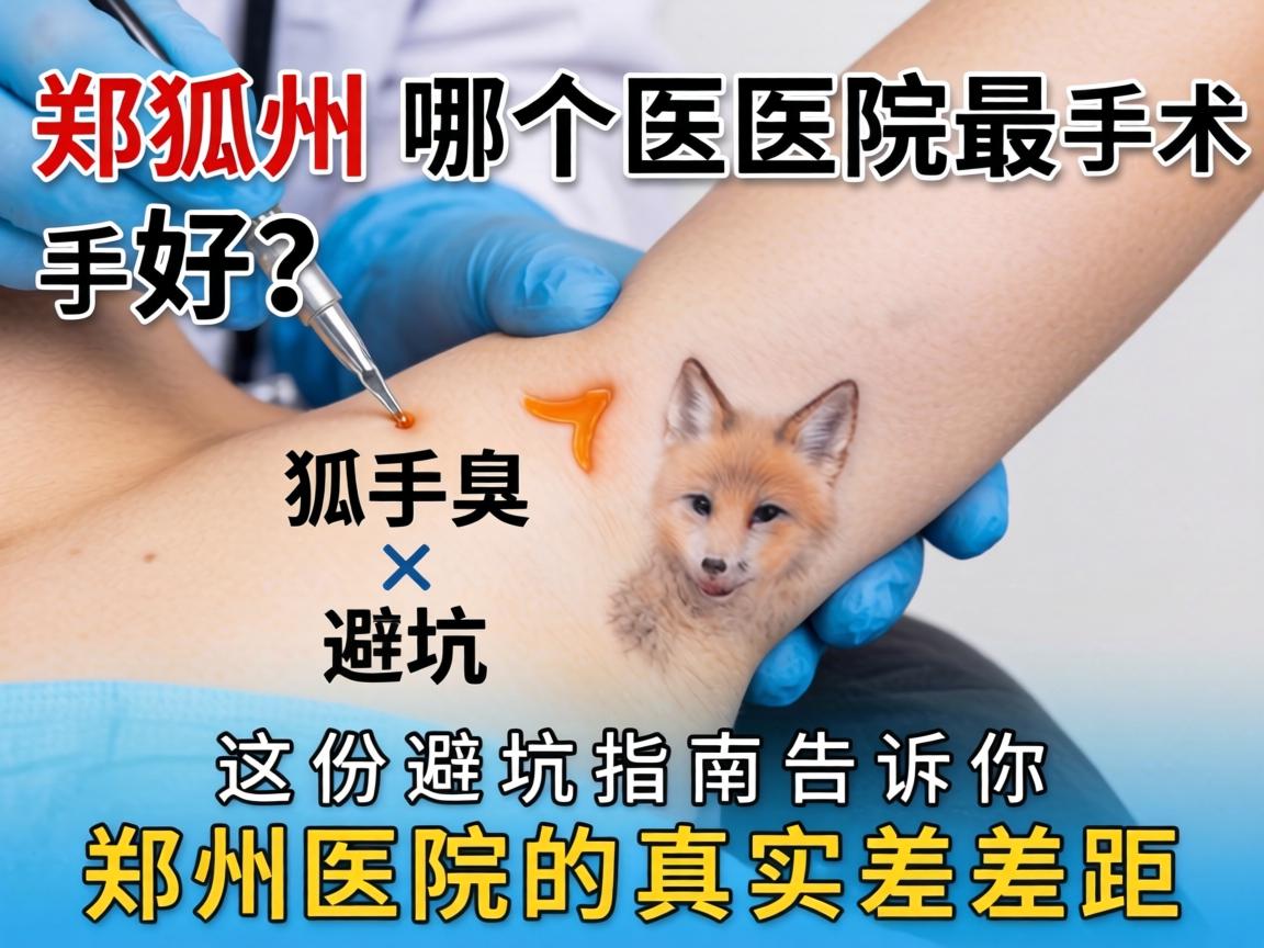 狐臭手术郑州哪个医院最好？这份避坑指南告诉你郑州医院的真实差距