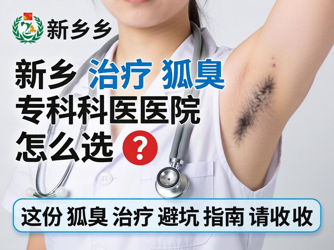 新乡治疗狐臭专科医院怎么选？这份狐臭治疗避坑指南请收好