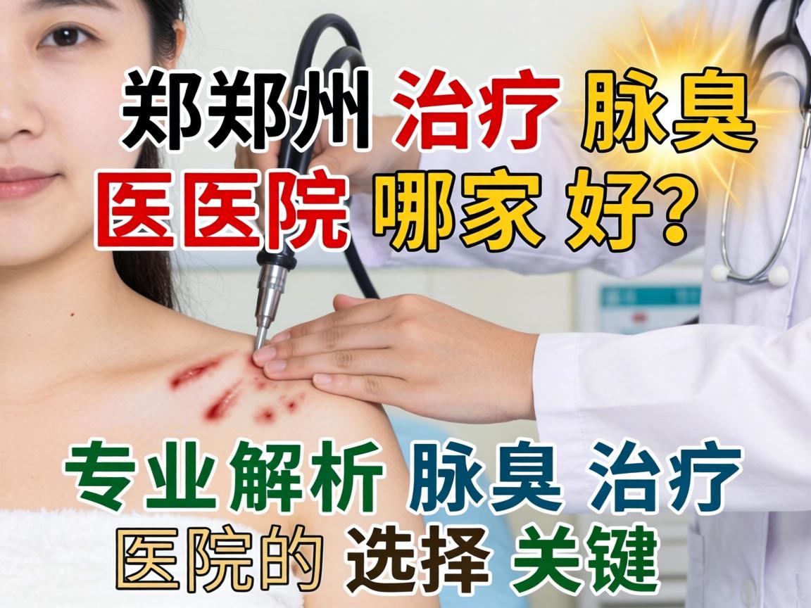 郑州治疗腋臭医院哪家好？专业解析腋臭治疗医院的选择关键