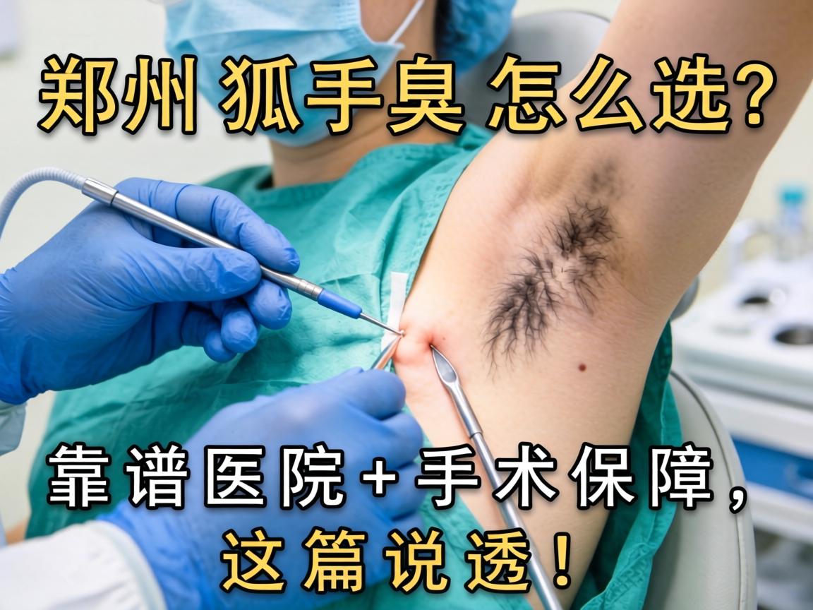郑州狐臭手术怎么选？靠谱医院+手术保障，这篇说透！