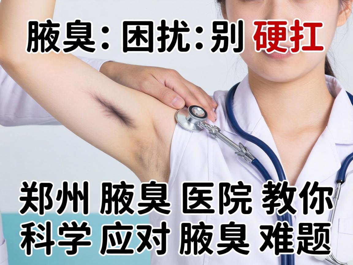 腋臭困扰别硬扛，郑州腋臭医院教你科学应对腋臭难题