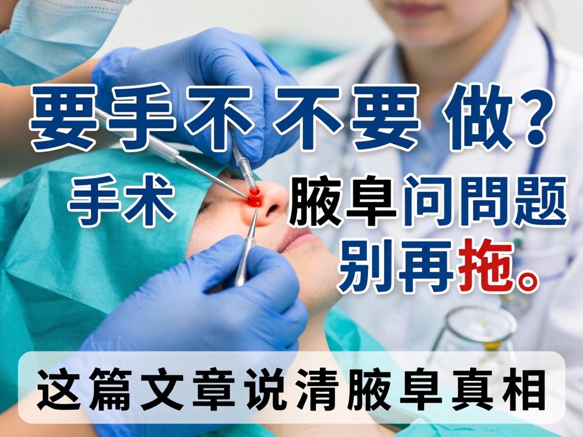 腋臭手术要不要做？腋臭问题别再拖，这篇文章说清腋臭真相