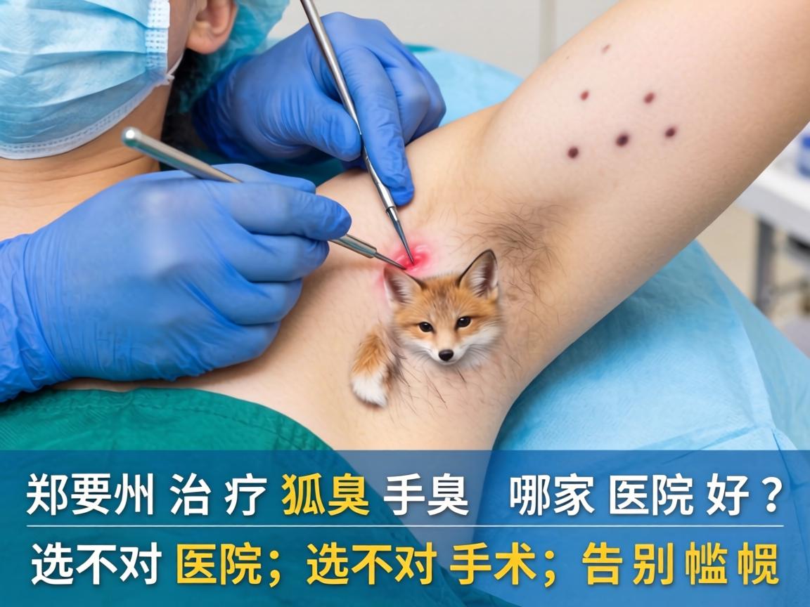 郑州治疗狐臭手术哪家医院好？选对医院，选对手术，告别尴尬