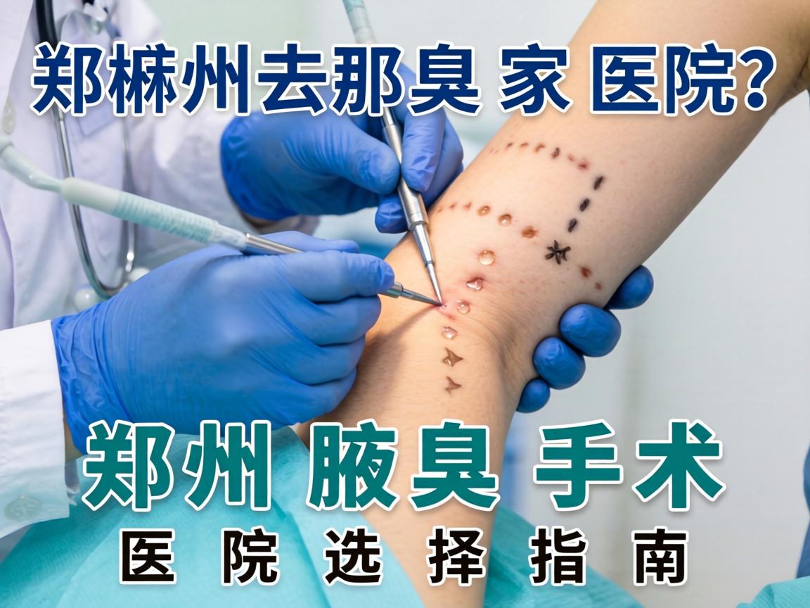 郑州腋臭手术去那家医院？郑州腋臭手术医院选择指南