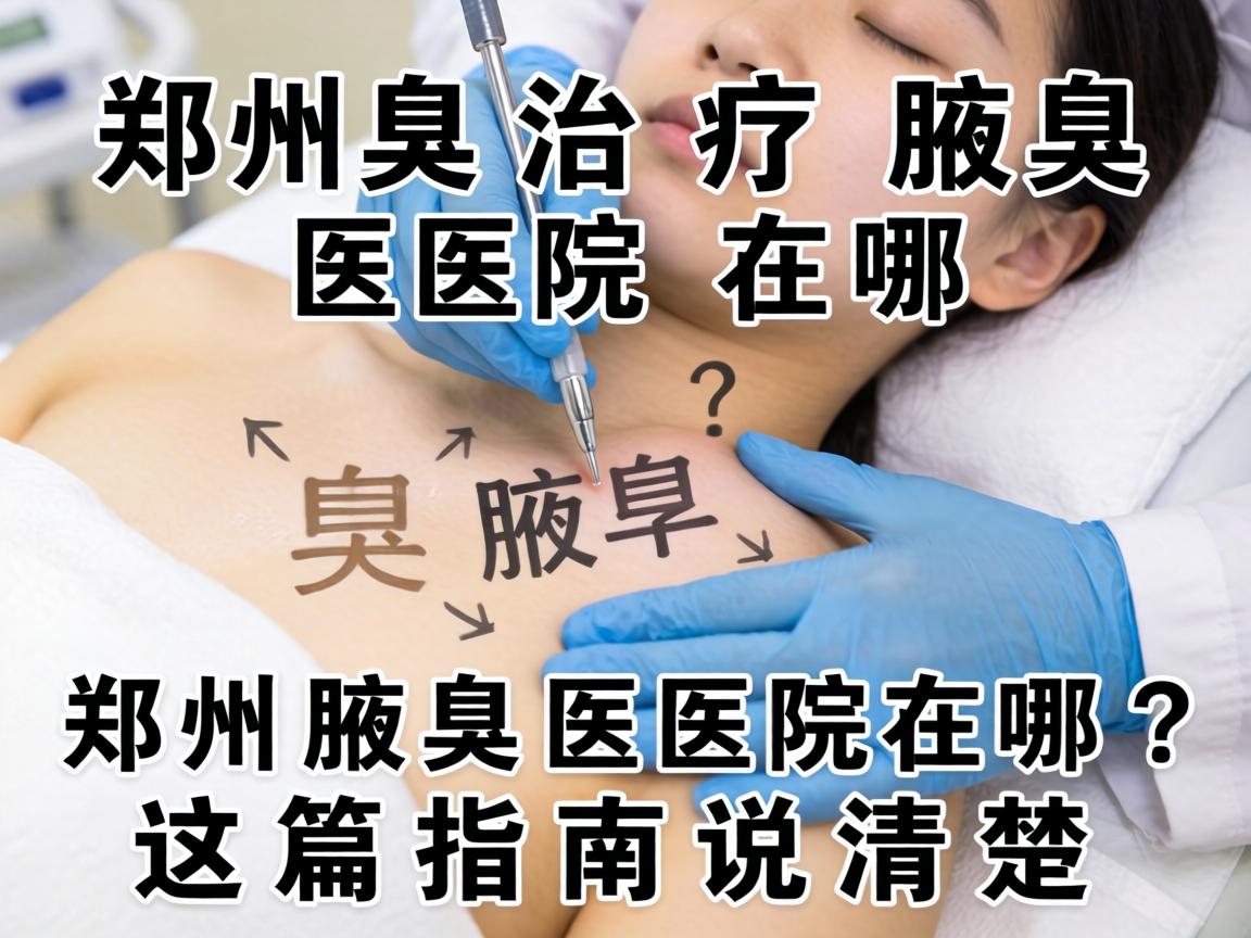 郑州治疗腋臭医院在哪？郑州腋臭医院在哪？这篇指南说清楚