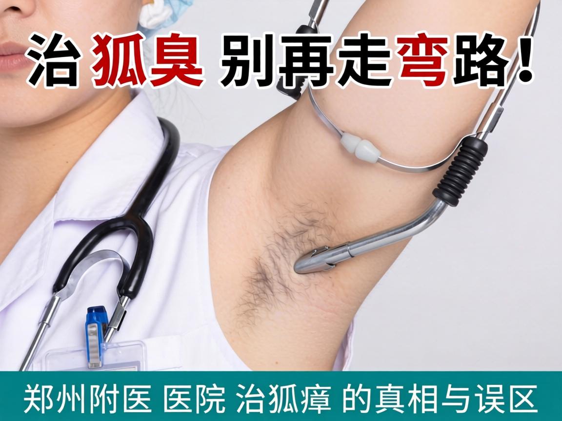治狐臭别再走弯路！郑州附医医院治狐臭的真相与误区
