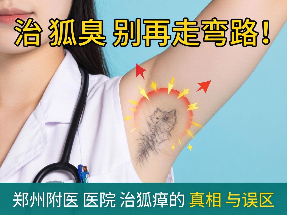 治狐臭别再走弯路！郑州附医医院治狐臭的真相与误区