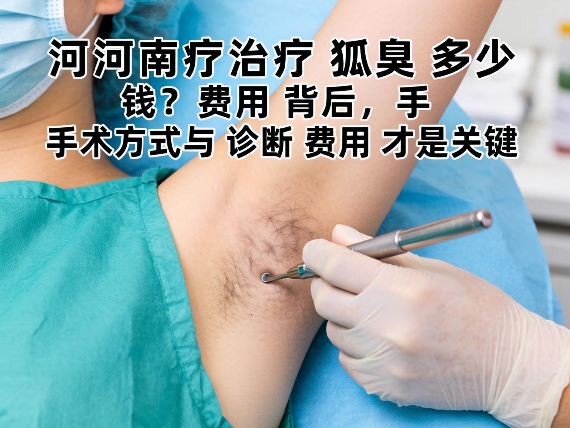 河南治疗狐臭多少钱？费用背后，手术方式与诊断费用才是关键