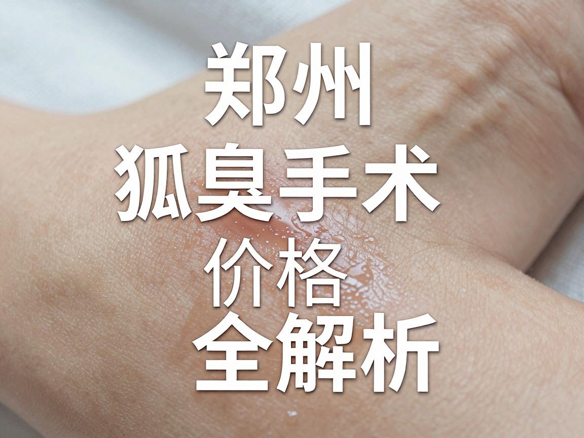 郑州狐臭手术价格全解析，哪家医院好？手术价格与效果如何平衡？