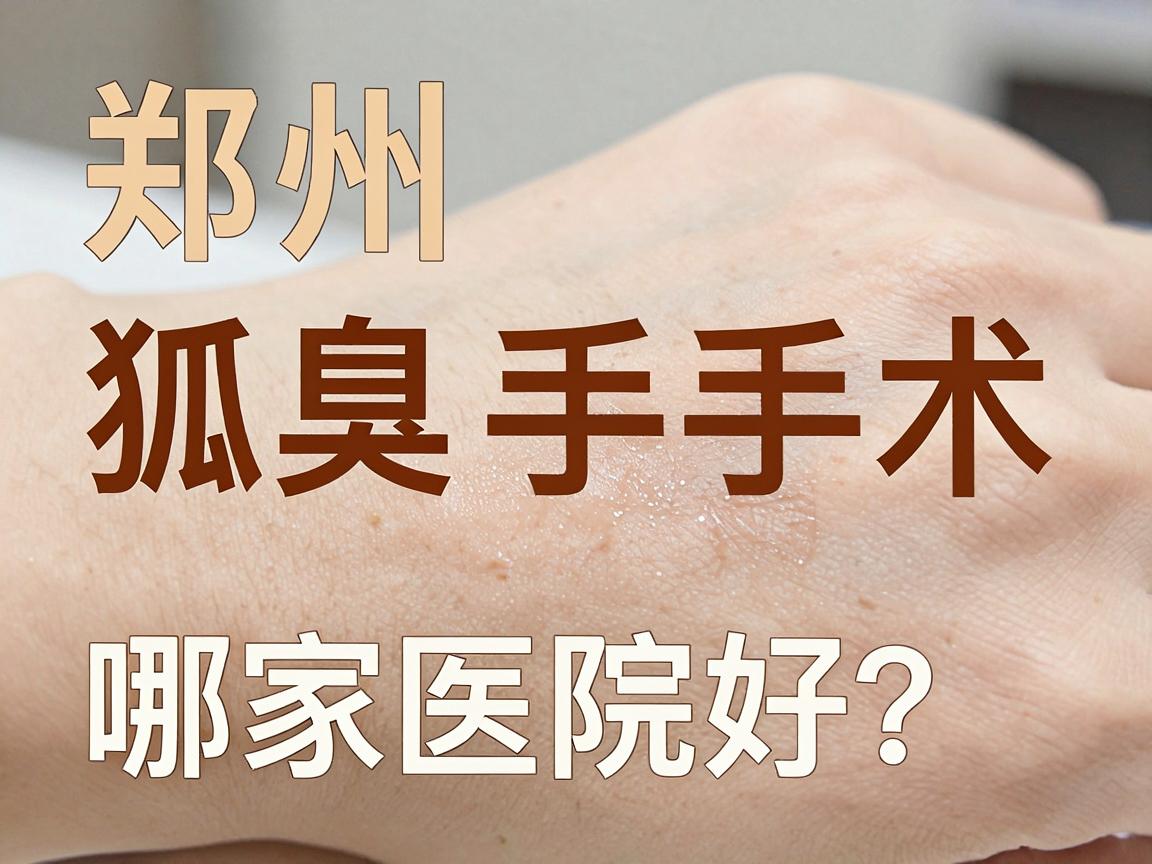 郑州狐臭手术价格全解析，哪家医院好？手术价格与效果如何平衡？