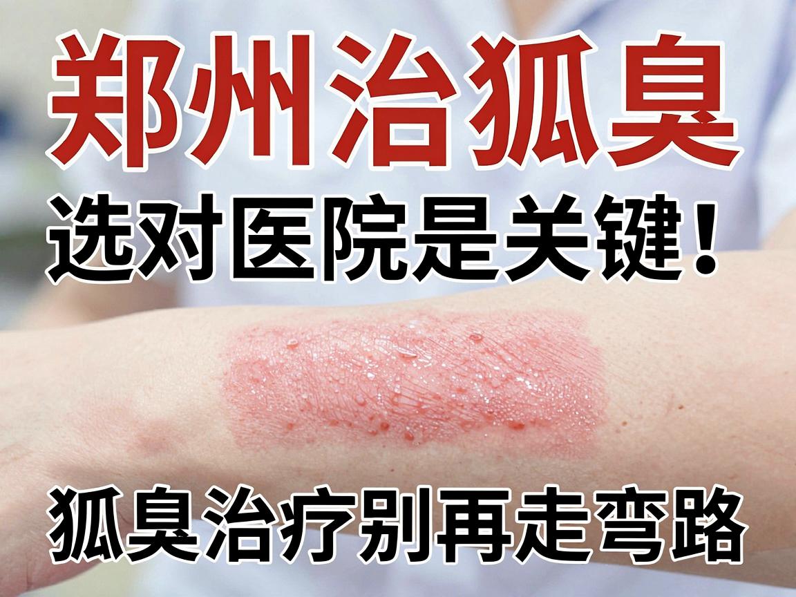 郑州治狐臭，选对医院是关键！狐臭治疗别再走弯路