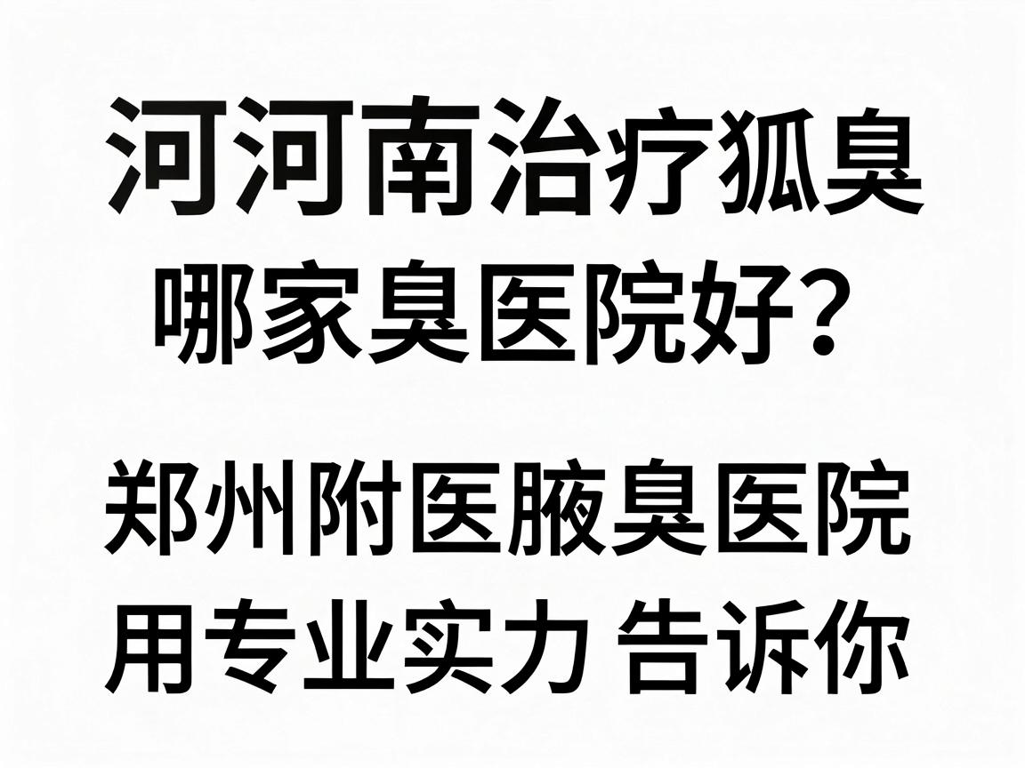 河南治疗狐臭哪家医院好?郑州附医腋臭医院用专业实力告诉你治疗狐臭该怎么选 河南治疗狐臭哪家医院好?郑州附医腋臭医院用专业实力告诉你治疗狐臭该怎么选