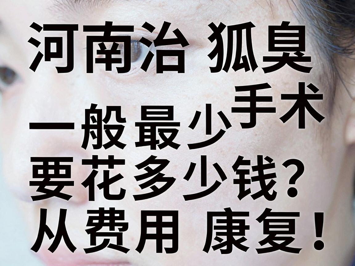 河南治狐臭手术一般最少要花多少钱？从费用到康复，一篇说清狐臭手术花费