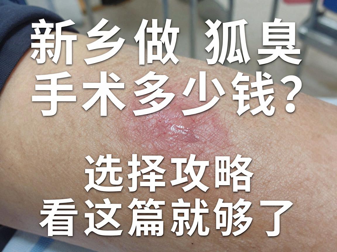 新乡做狐臭手术医院多少钱？费用明细与选择攻略看这篇就够了