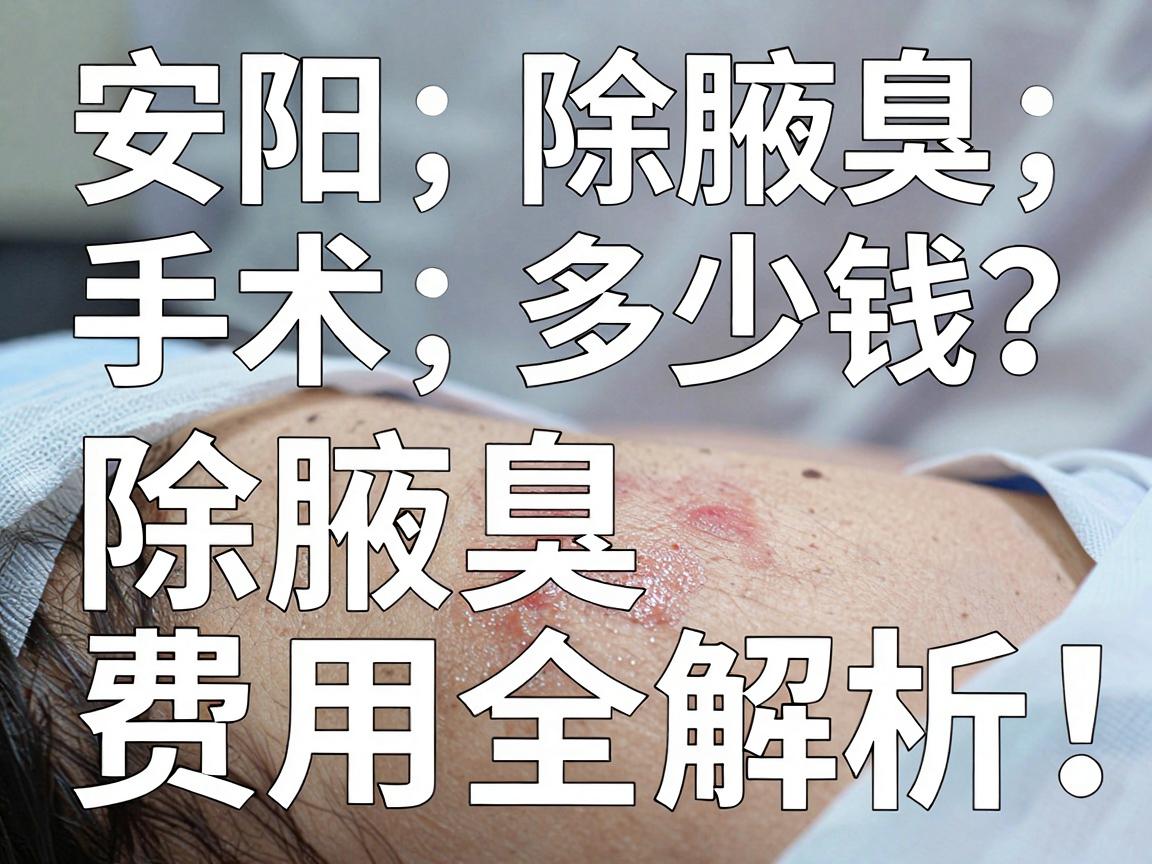安阳除腋臭手术多少钱？除腋臭费用全解析，避开价格陷阱