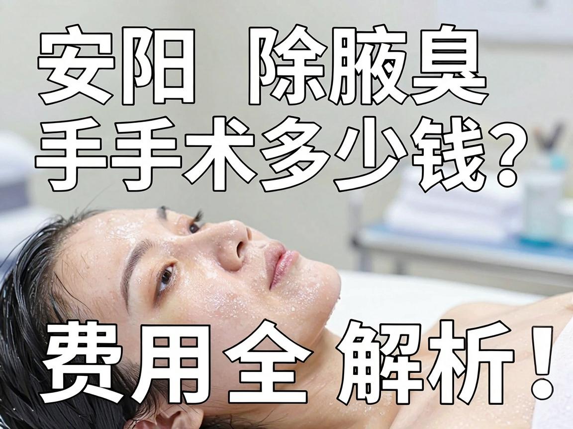 安阳除腋臭手术多少钱？除腋臭费用全解析，避开价格陷阱