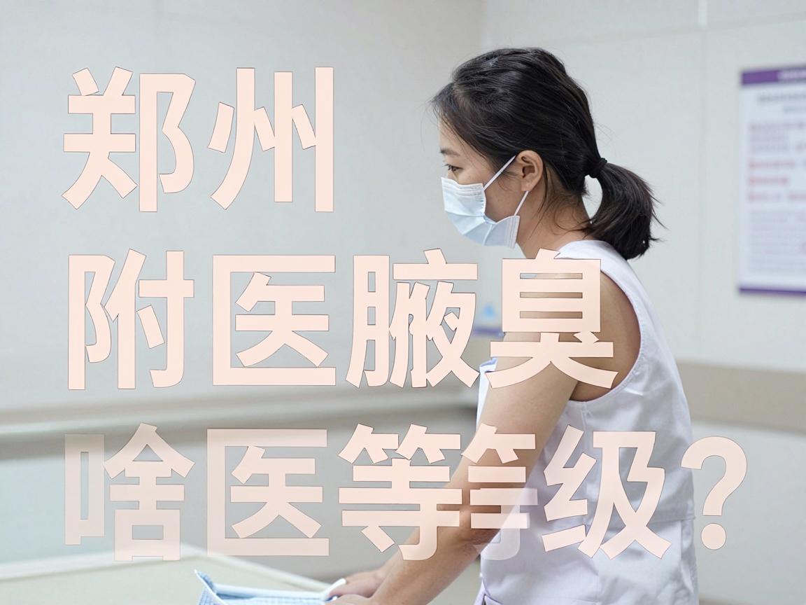 郑州附医腋臭医院啥等级？专业解读附医腋臭诊疗实力等级标准