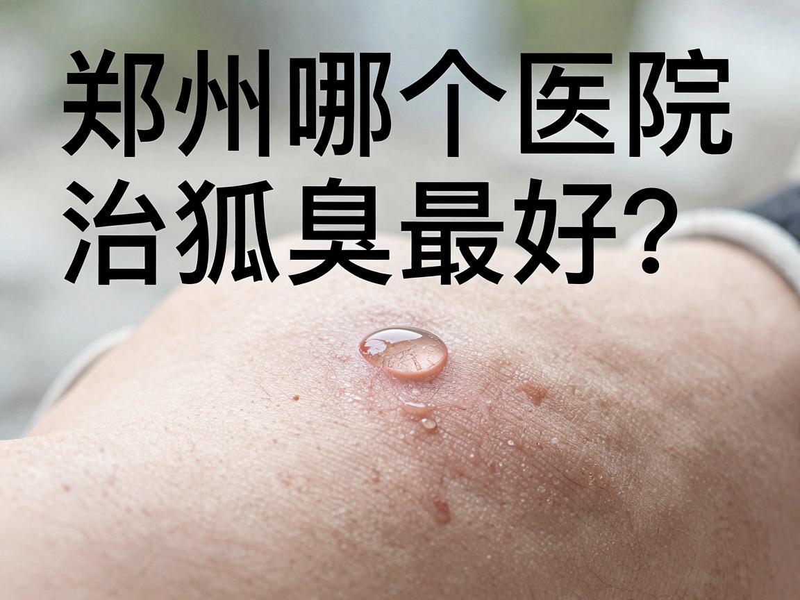 郑州哪个医院治狐臭最好？选对医院，告别狐臭尴尬