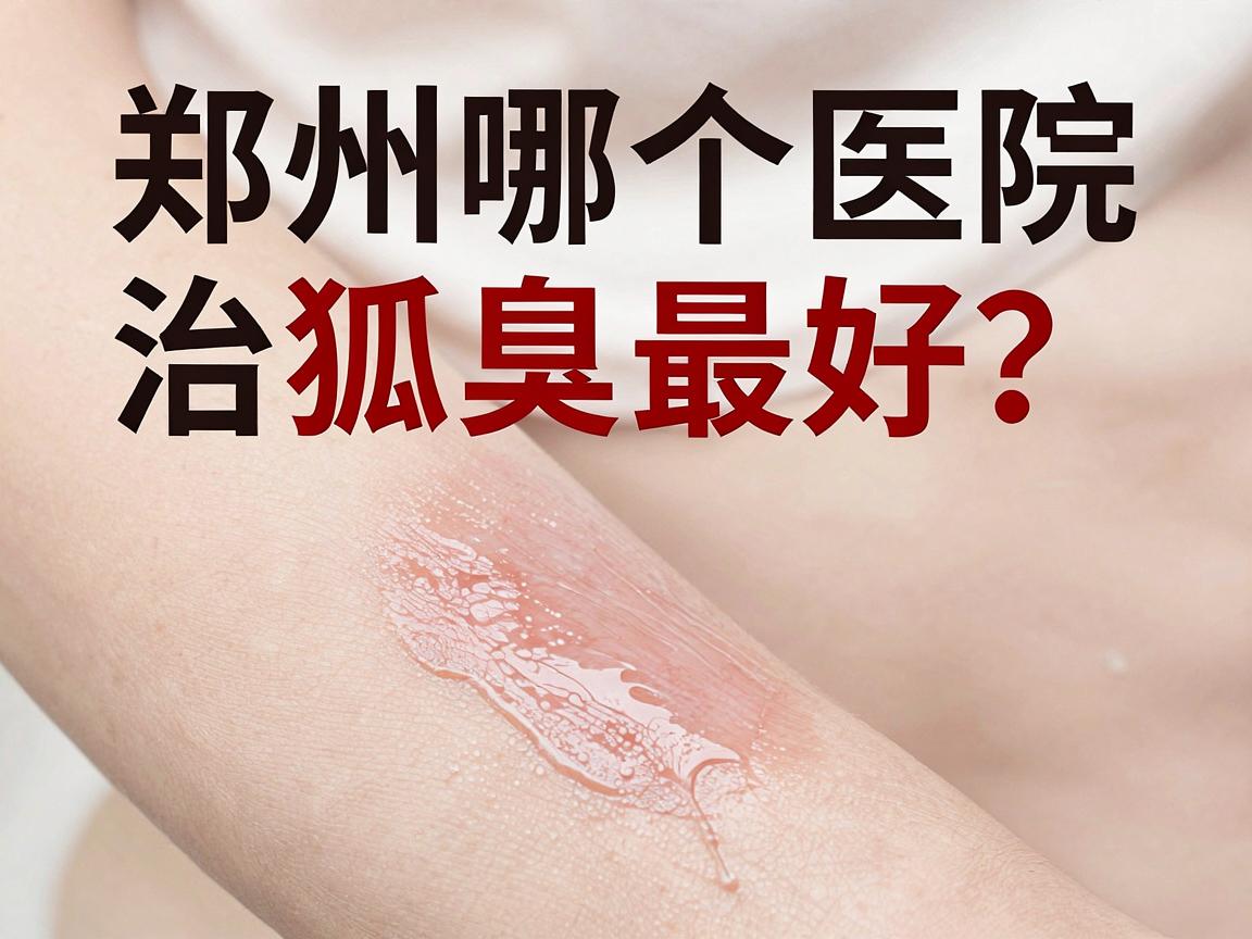 郑州哪个医院治狐臭最好？选对医院，告别狐臭尴尬