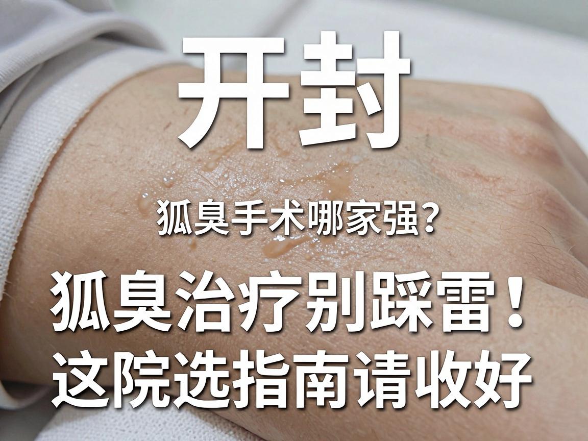 开封狐臭手术哪家强？狐臭治疗别踩雷，这份医院选择指南请收好
