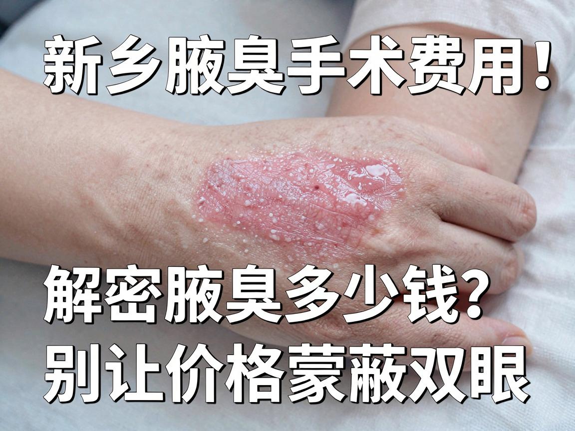 新乡腋臭手术多少钱？解密腋臭手术费用，别让价格蒙蔽双眼