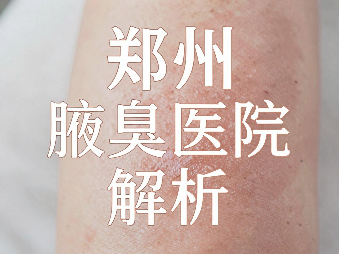 郑州腋臭医院解析，腋臭医院如何选？专业医院妙招