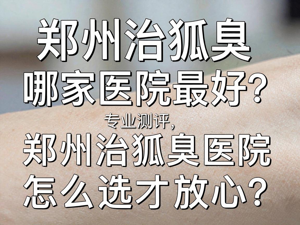 郑州治狐臭哪家医院最好？专业测评，郑州治狐臭医院怎么选才放心？