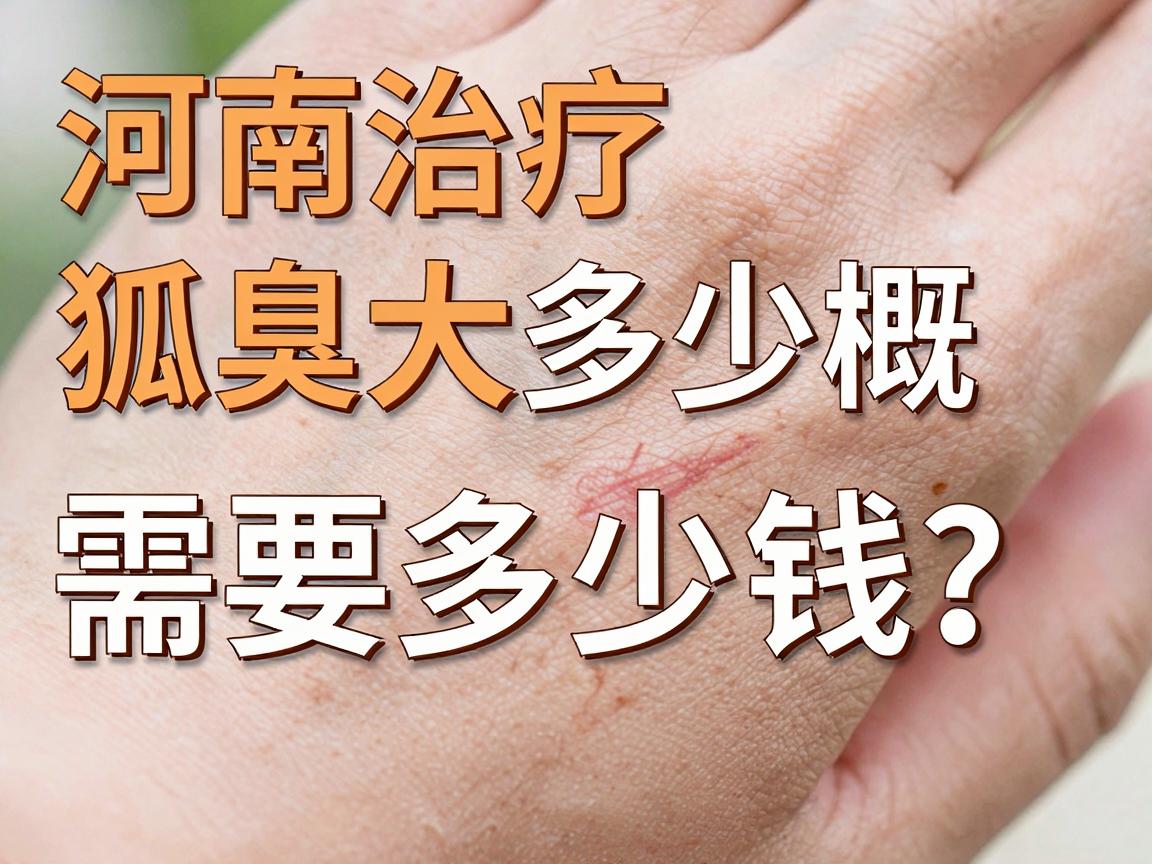 河南治疗狐臭大概需要多少钱？揭秘狐臭手术价格，别让价格蒙蔽了双眼