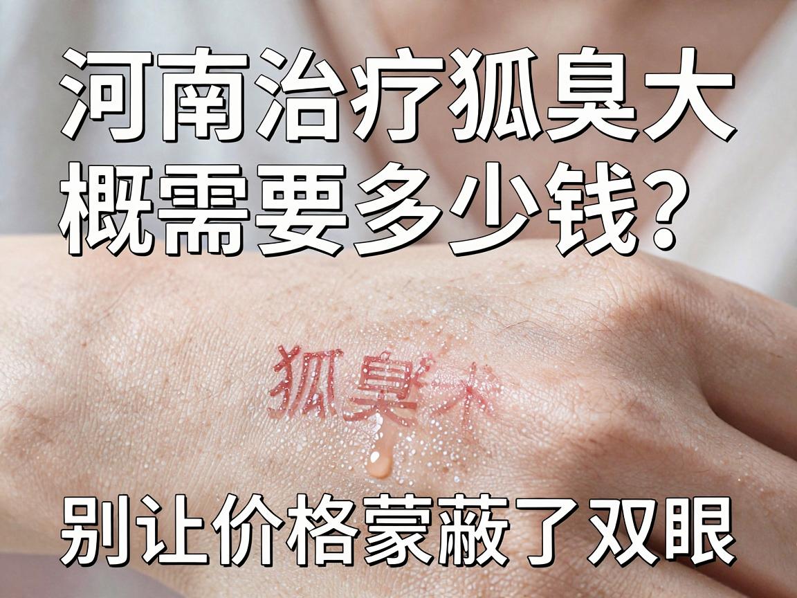 河南治疗狐臭大概需要多少钱？揭秘狐臭手术价格，别让价格蒙蔽了双眼