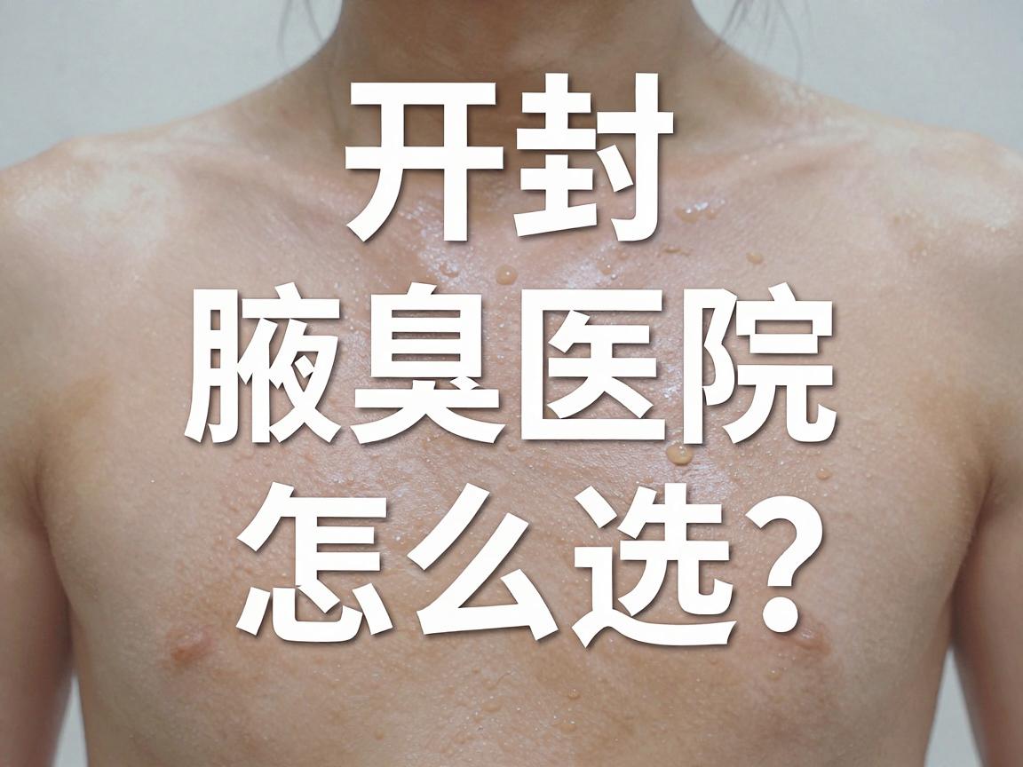 开封腋臭医院怎么选？正规腋臭医院关键看这几点，腋臭治疗少走弯路