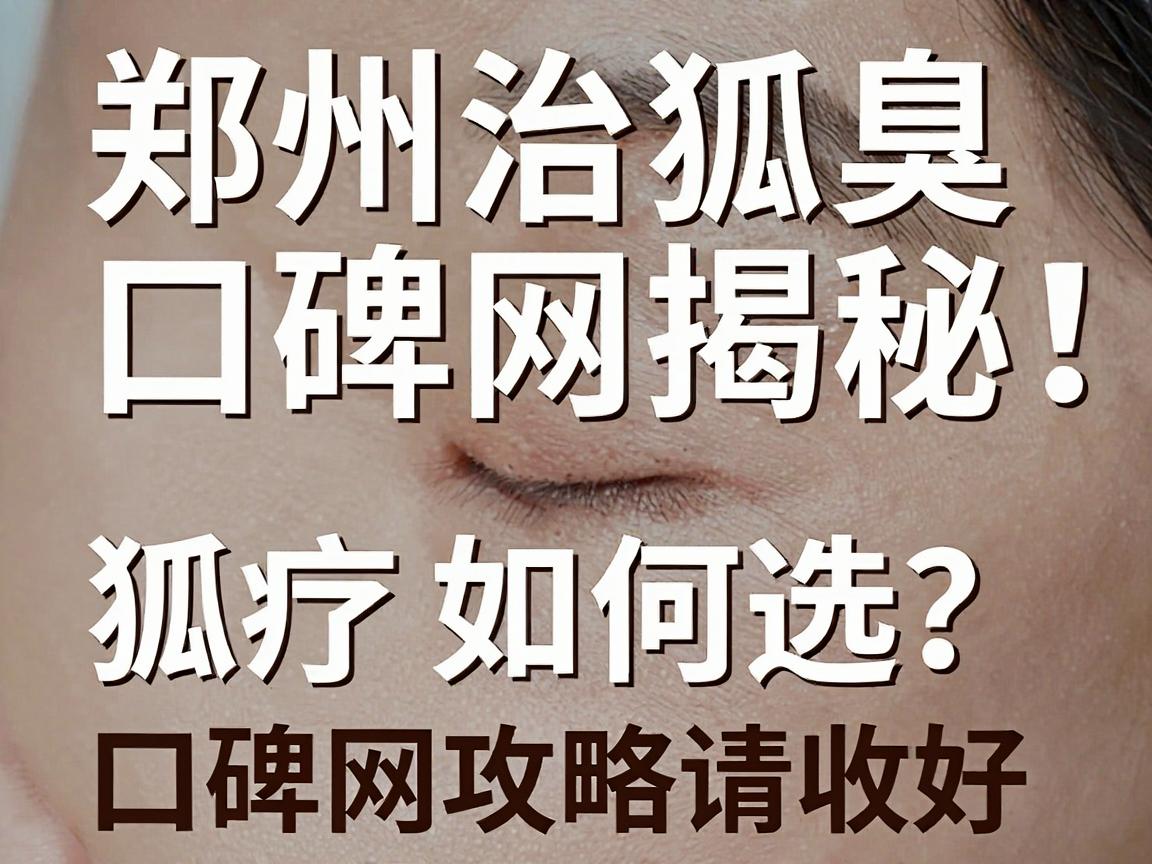 郑州治狐臭医院口碑网揭秘，狐臭治疗如何选？这份口碑网攻略请收好